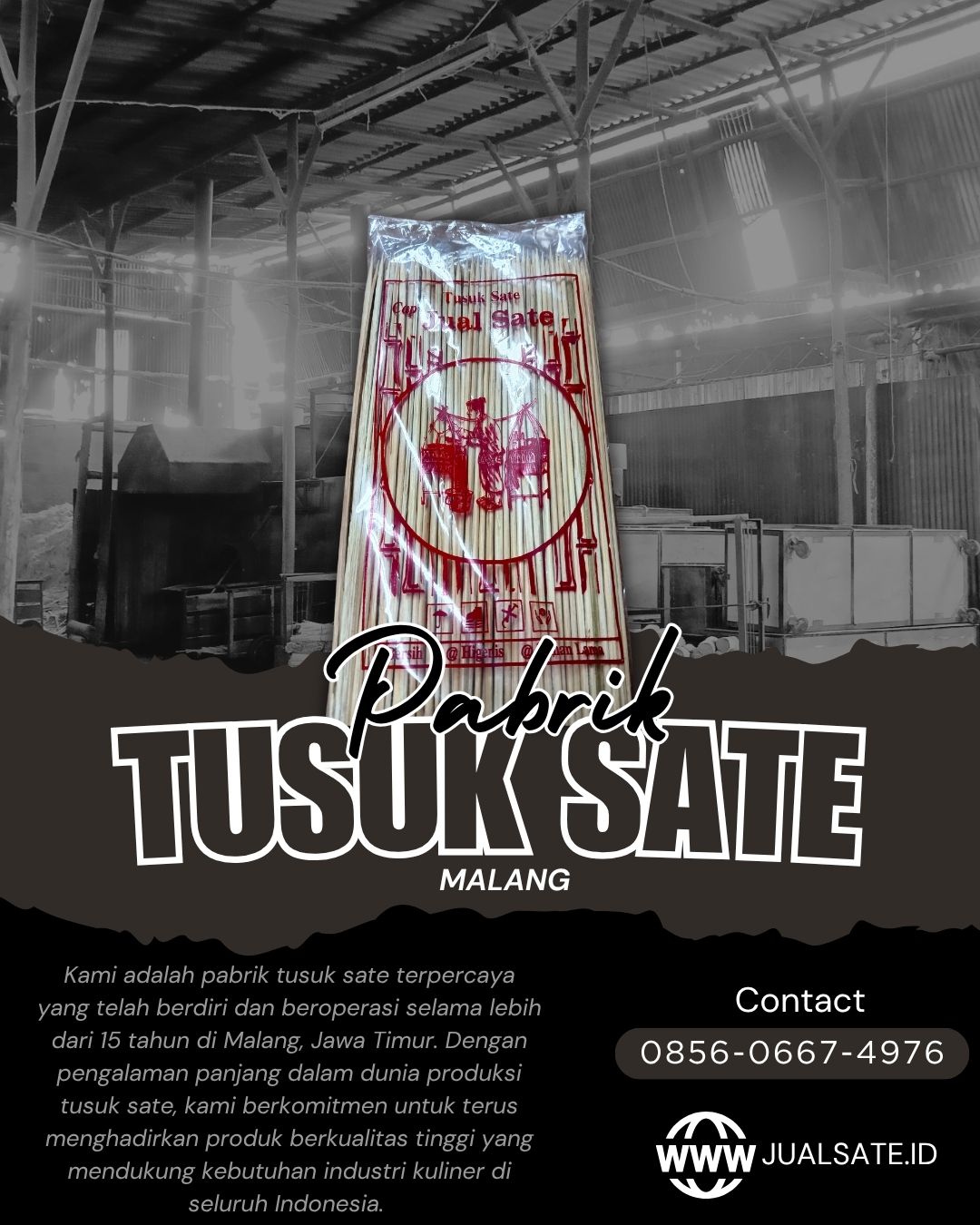 Permintaan Tusuk Sate Bali dari Pabrik Tusuk Sate Malang