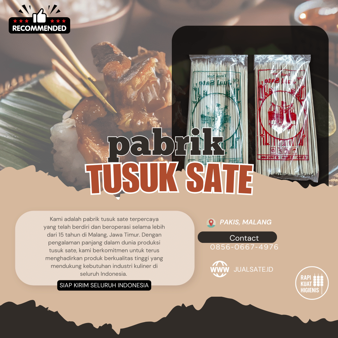 Tusuk Sate, Cilok, Sempol, Gigi & Kaki Naga Higienis | Jual Sate