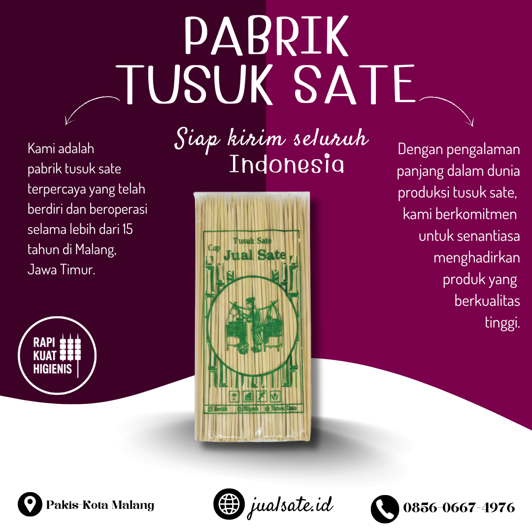 Cara Menyimpan Tusuk Sate Agar Tidak Lembap